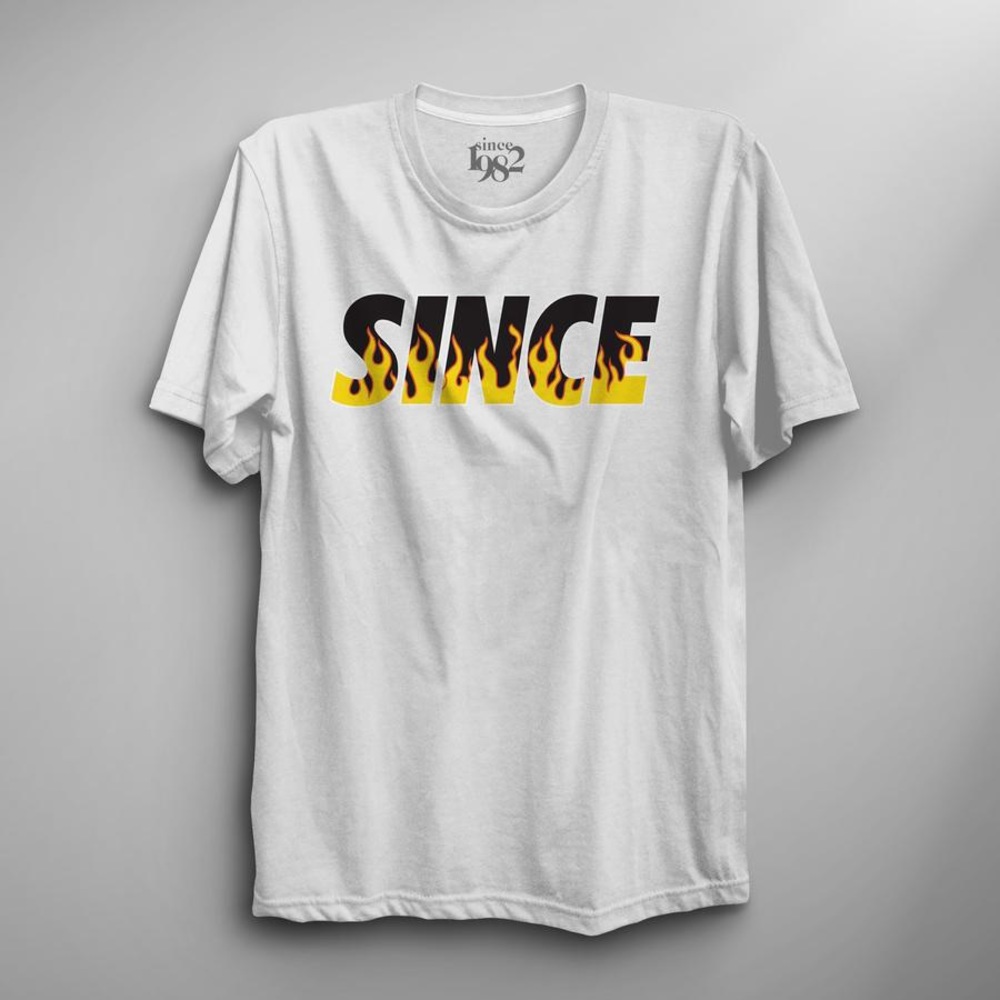 White Since Flame On Tee